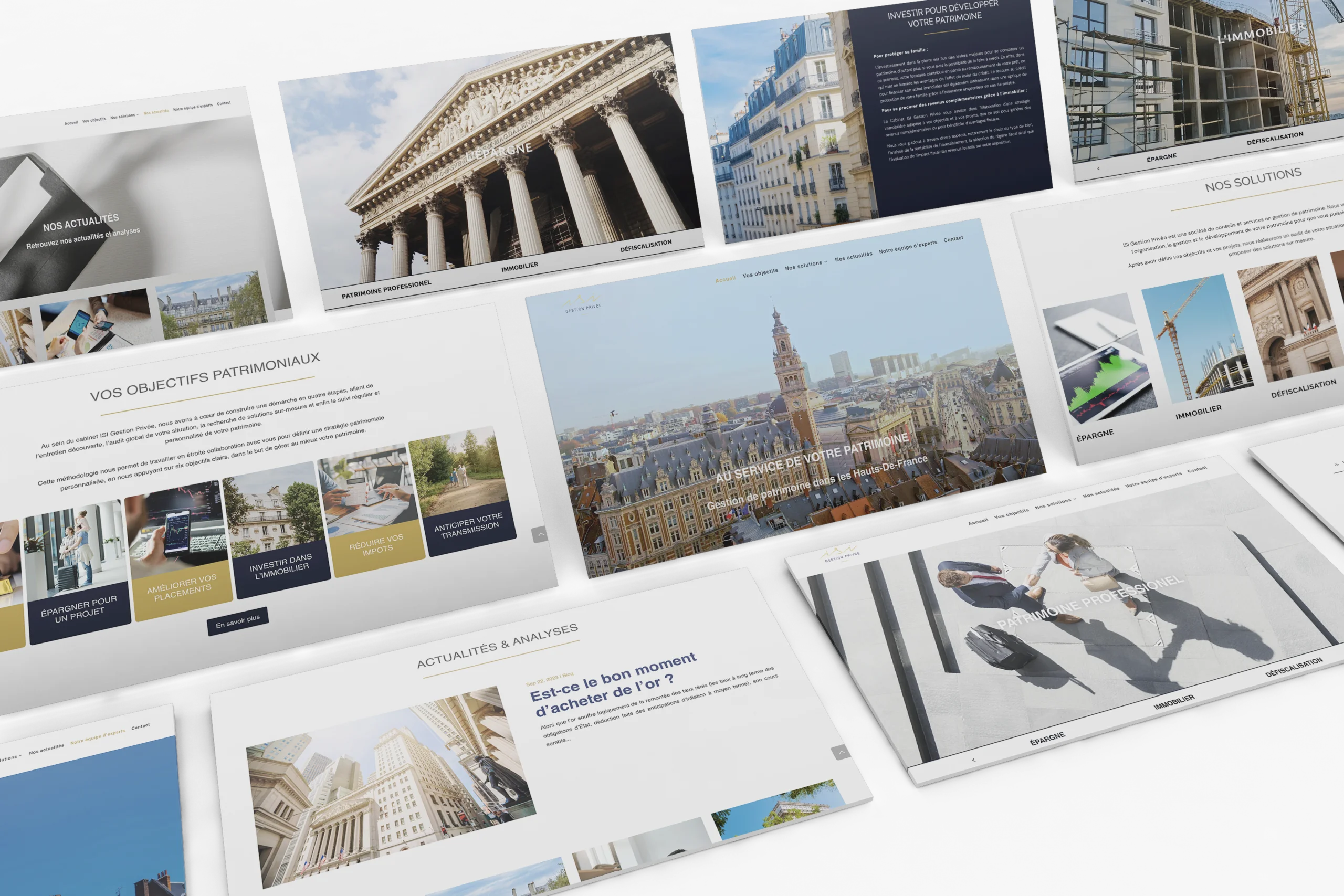 mockup page ISIGP