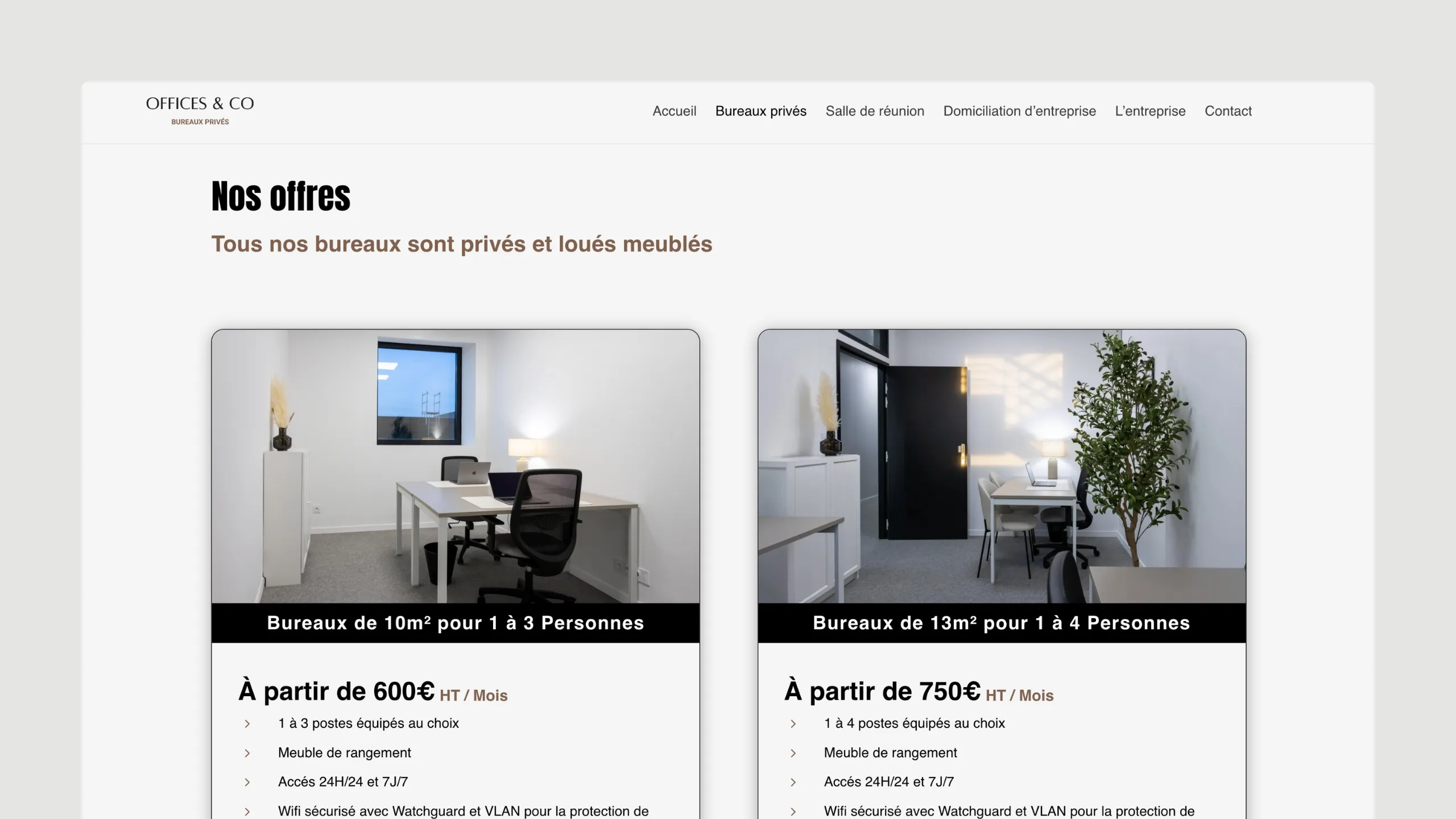 Création site web offices & co 2 création de site web offices and co par monacle communication marketing