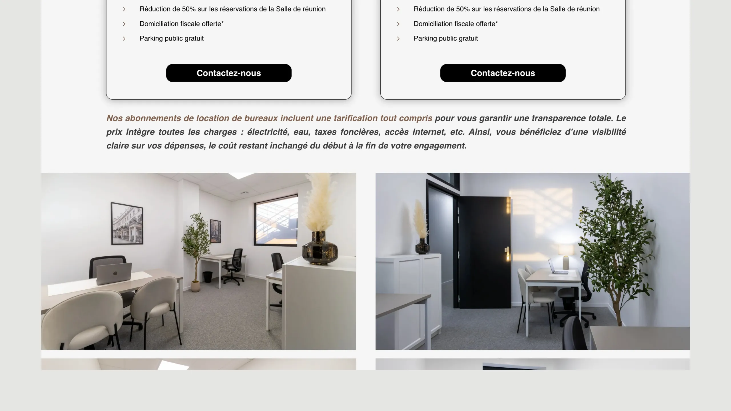 Création site web offices & co 3